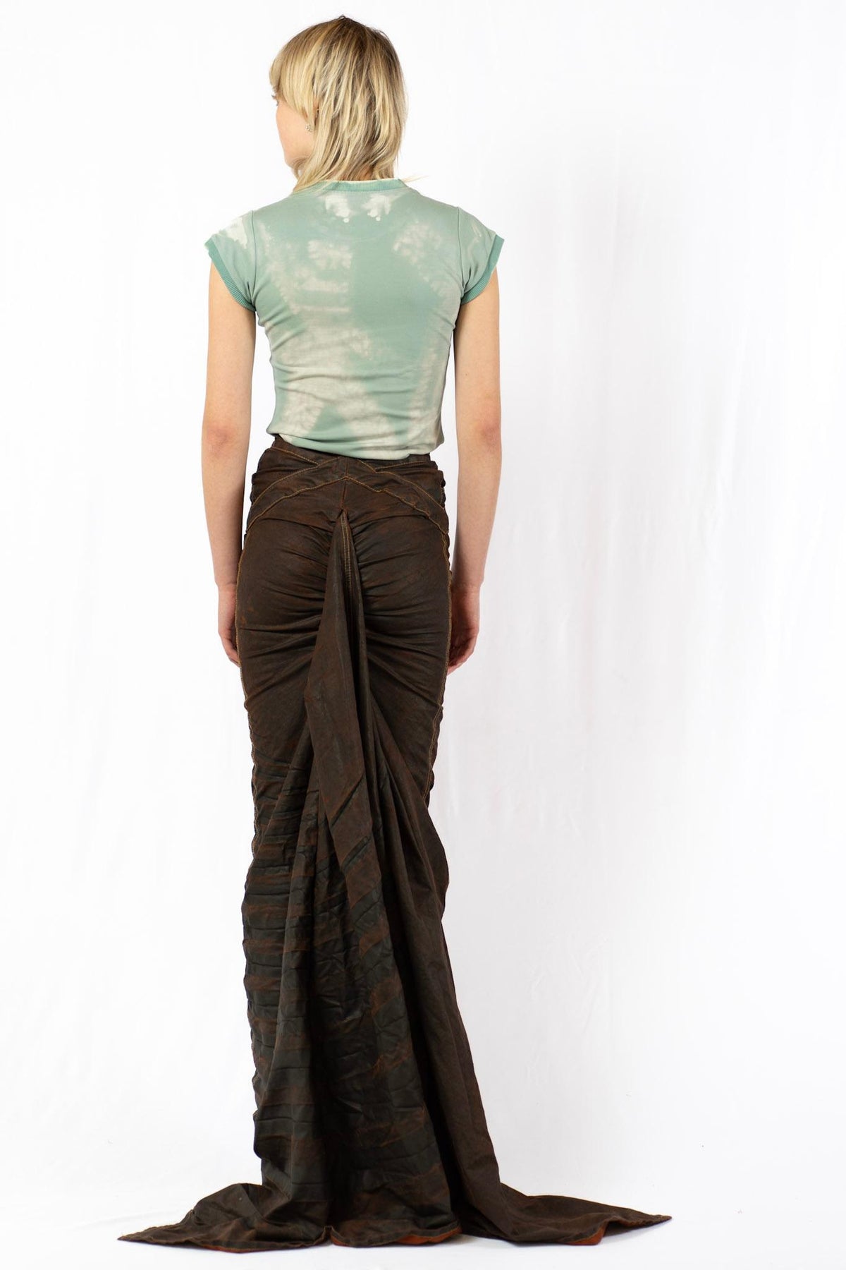 JEATHER TRAIN SKIRT
