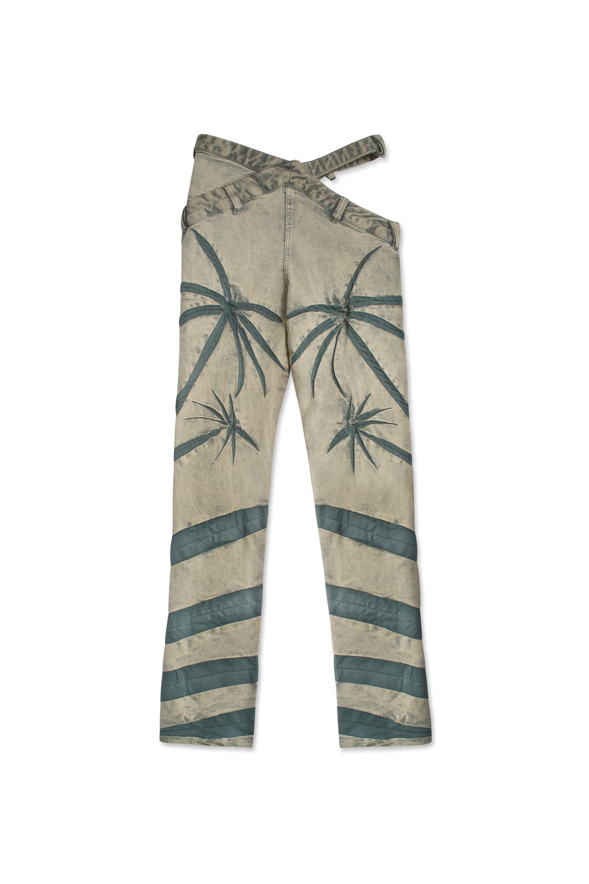 PALM BIAS-CUT SKINNY JEANS