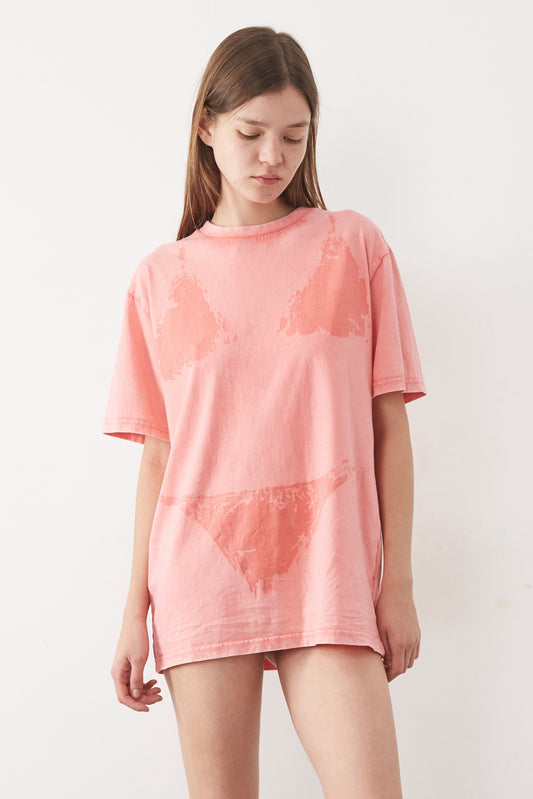 "BIKINI WET MARKS" BOYFRIEND T-SHIRT