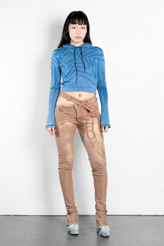 SKINNY JEANS WITH BACK ZIPS