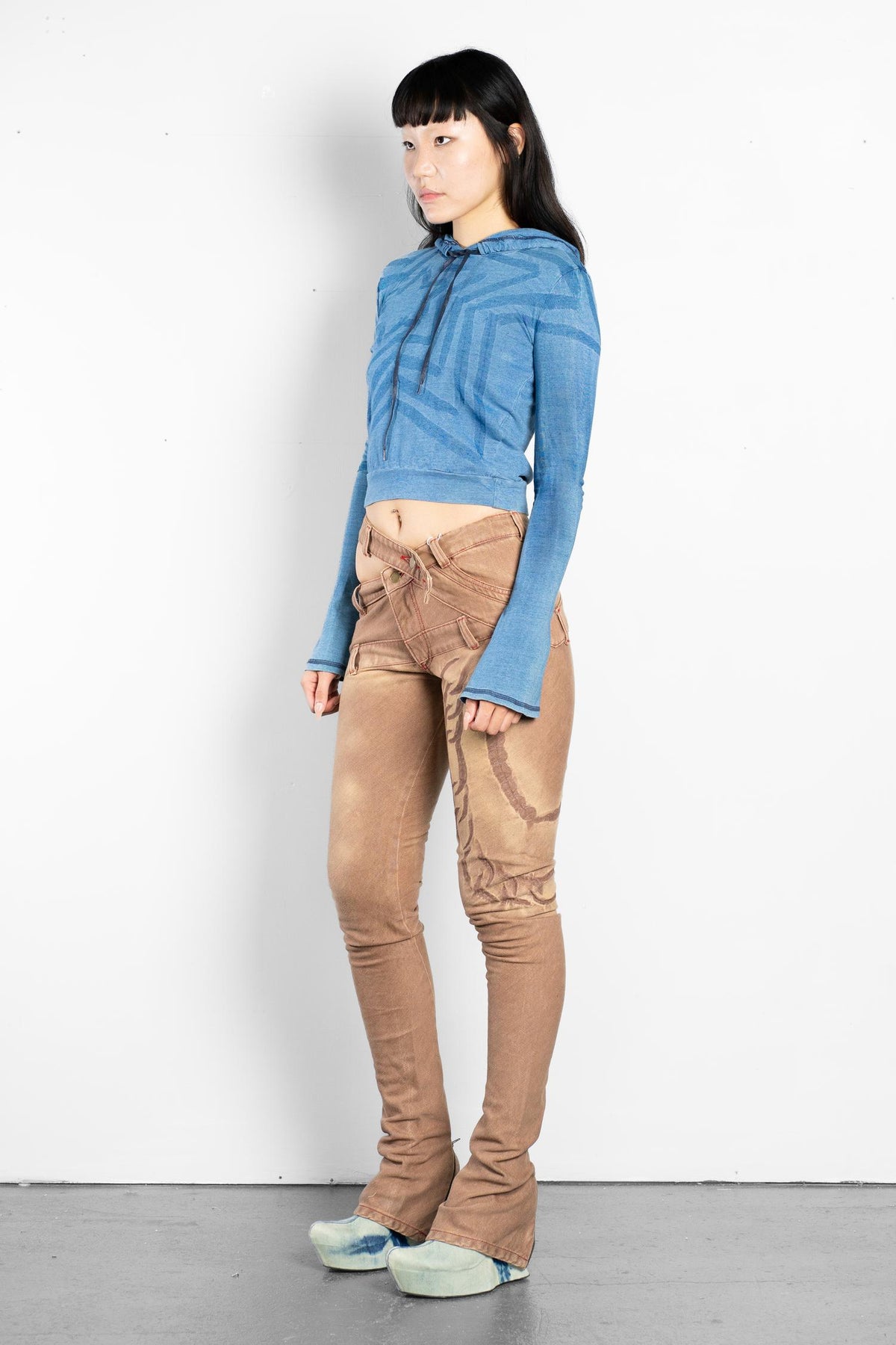 SKINNY JEANS WITH BACK ZIPS
