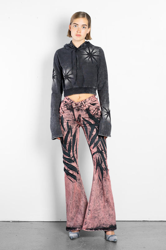 V-SHAPE FLARE JEANS