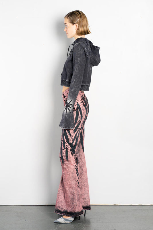 V-SHAPE FLARE JEANS