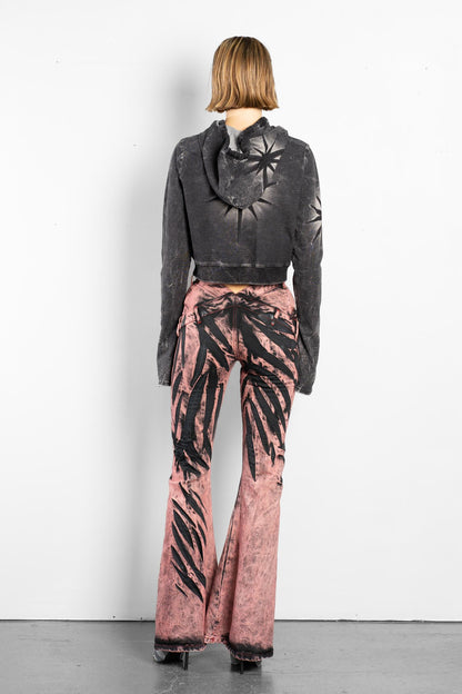V-SHAPE FLARE JEANS