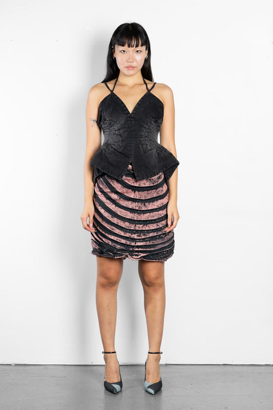 LOW-RISE PENCIL SKIRT