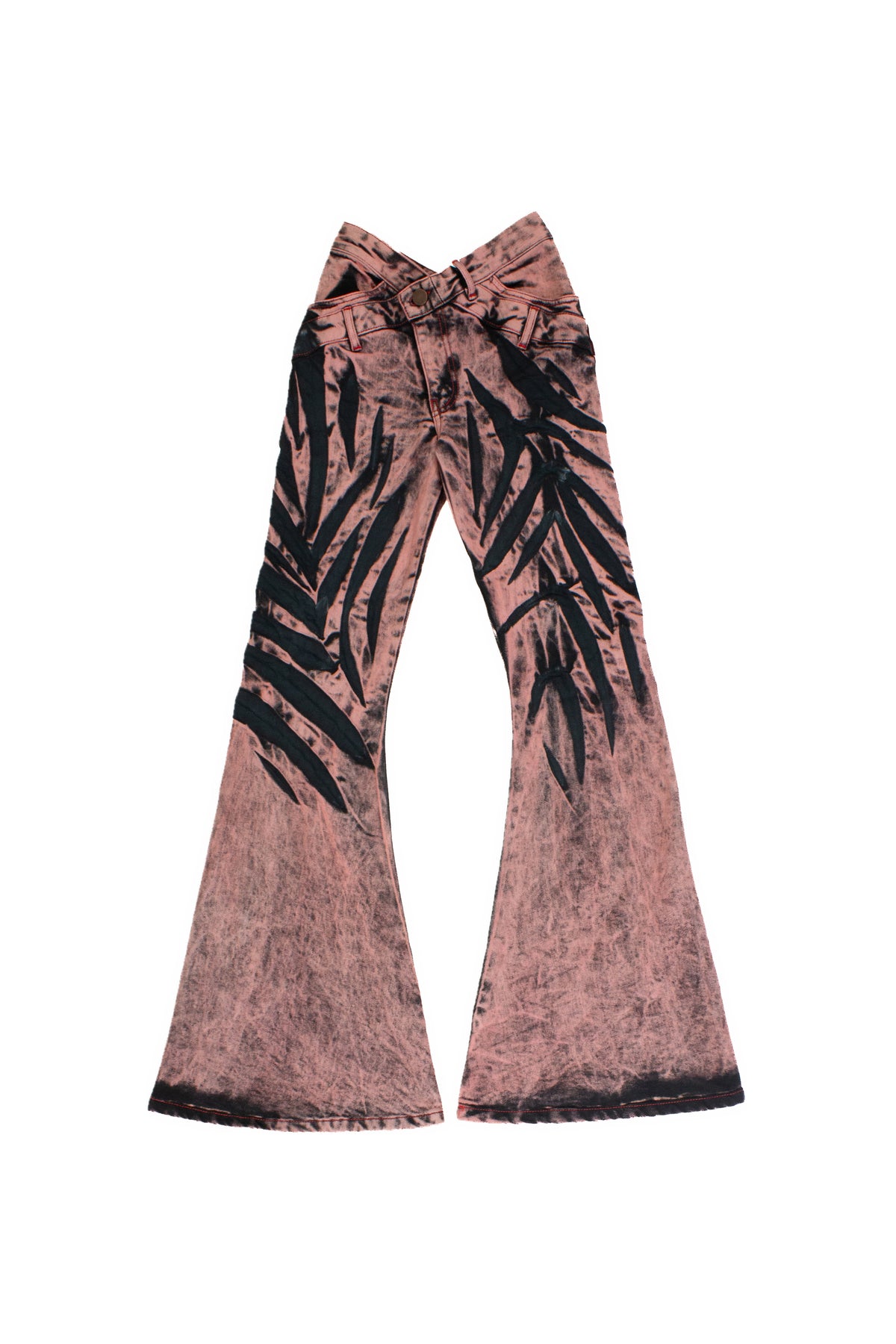 V-SHAPE FLARE JEANS