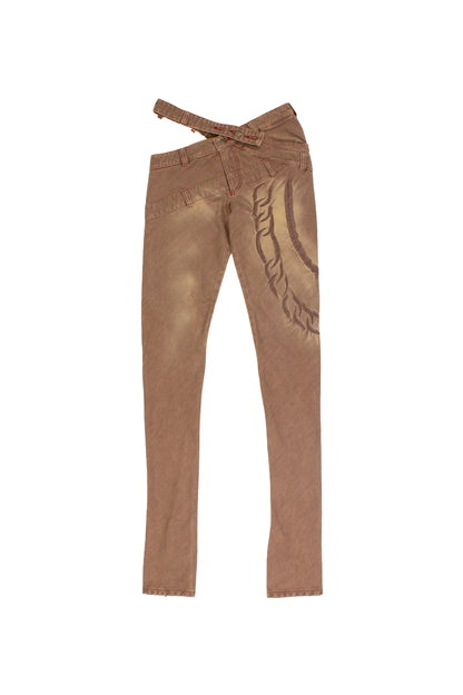 SKINNY JEANS WITH BACK ZIPS