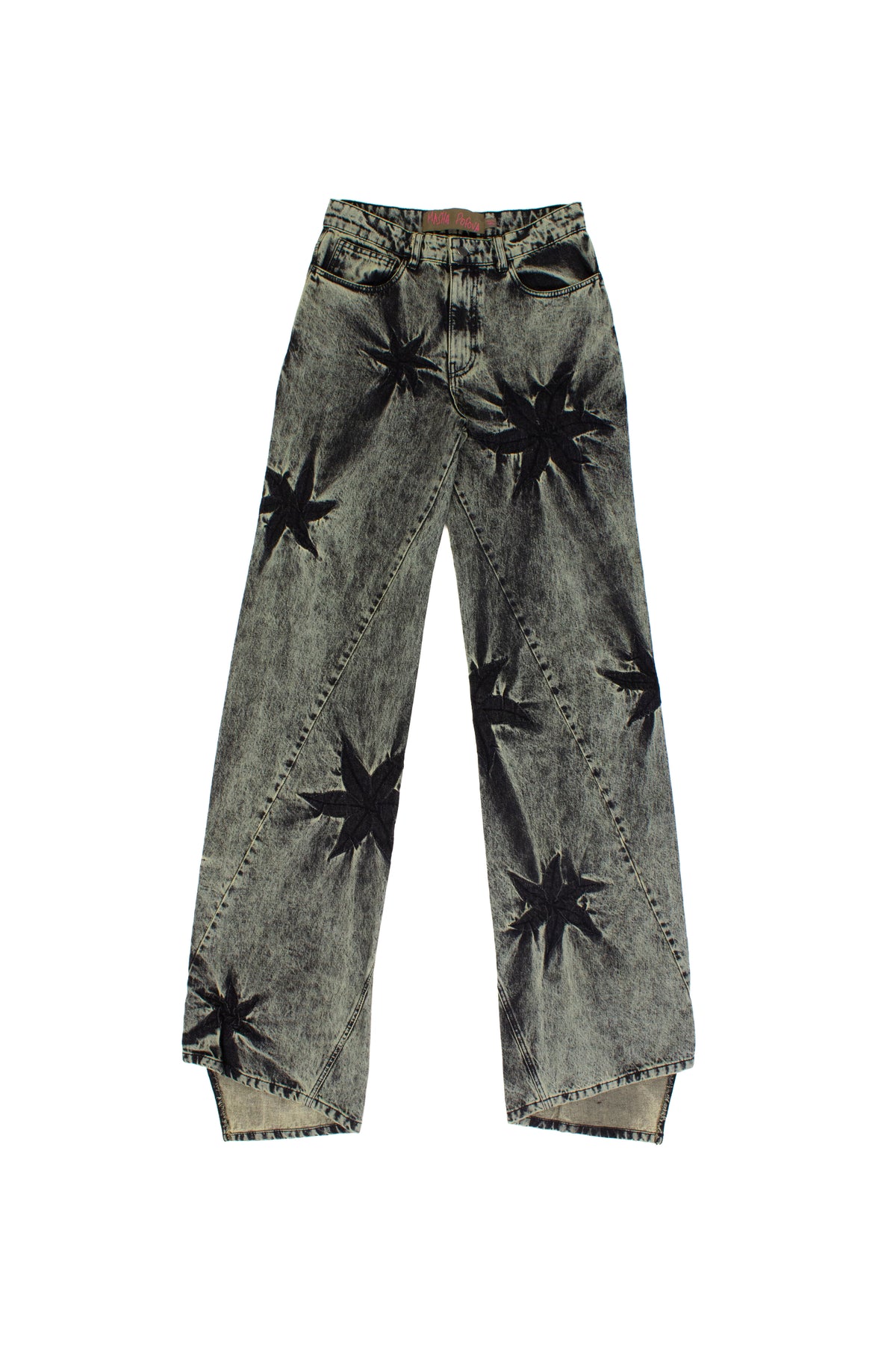 BOYFRIEND SPIRAL FLOWER JEANS