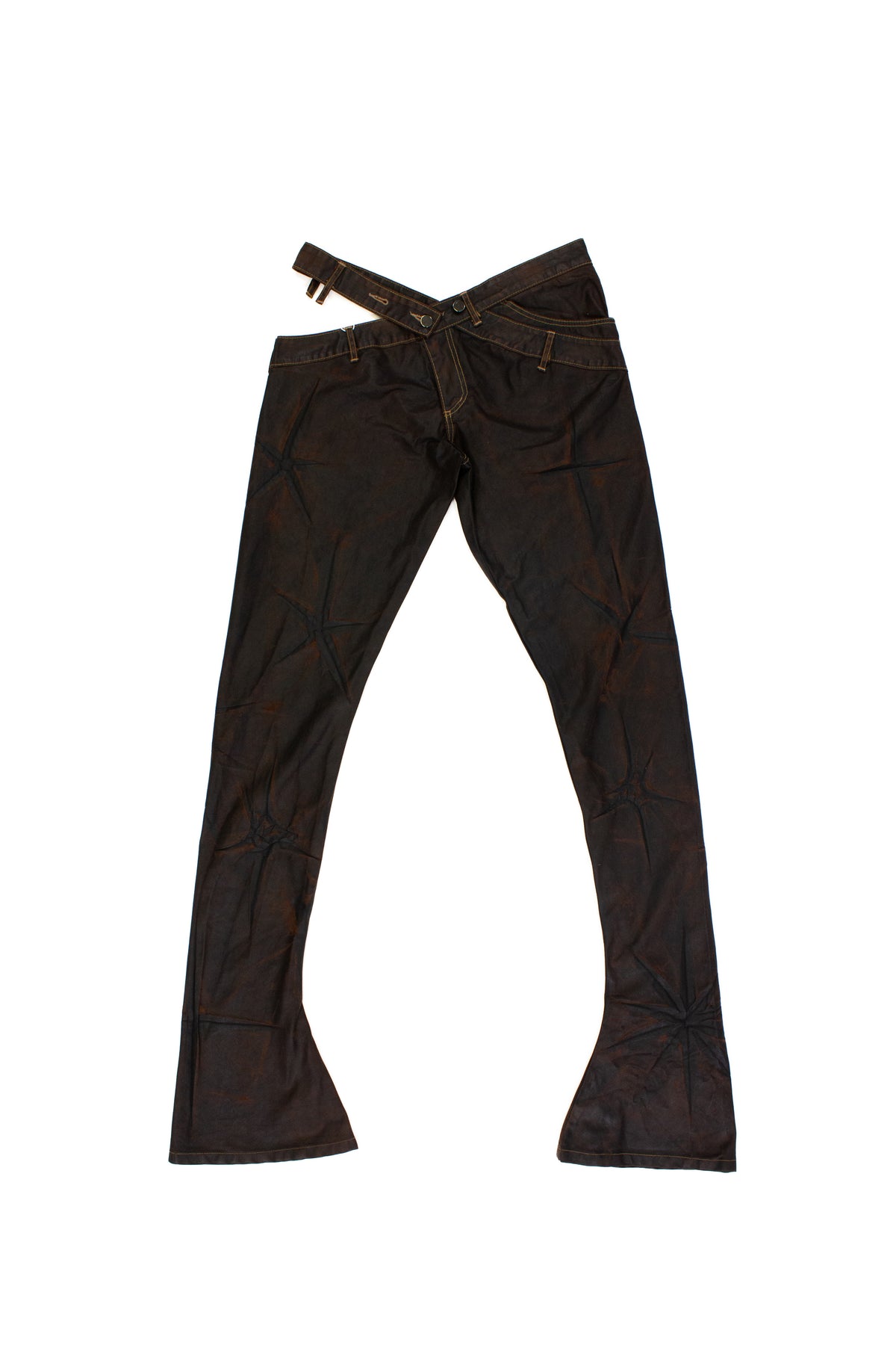 "SPARKLE" SLIM BELL END JEANS