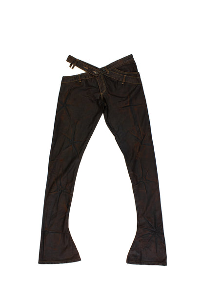 "SPARKLE" SLIM BELL END JEANS