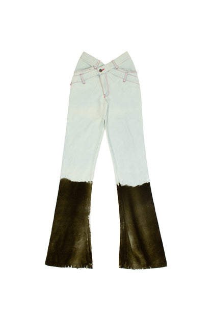 GOLDEN MUD V-SHAPE JEANS