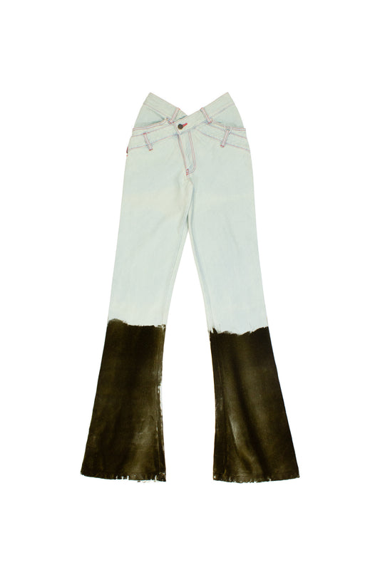 GOLDEN MUD V-SHAPE JEANS