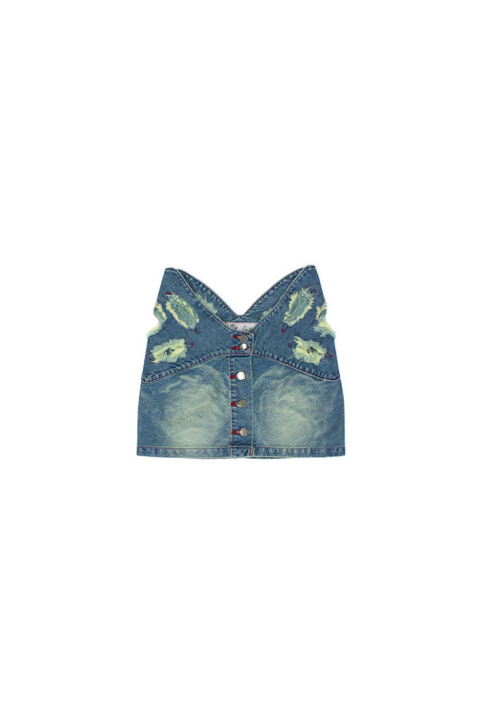 BUTTERFLY WAISTBAND MINI SKIRT