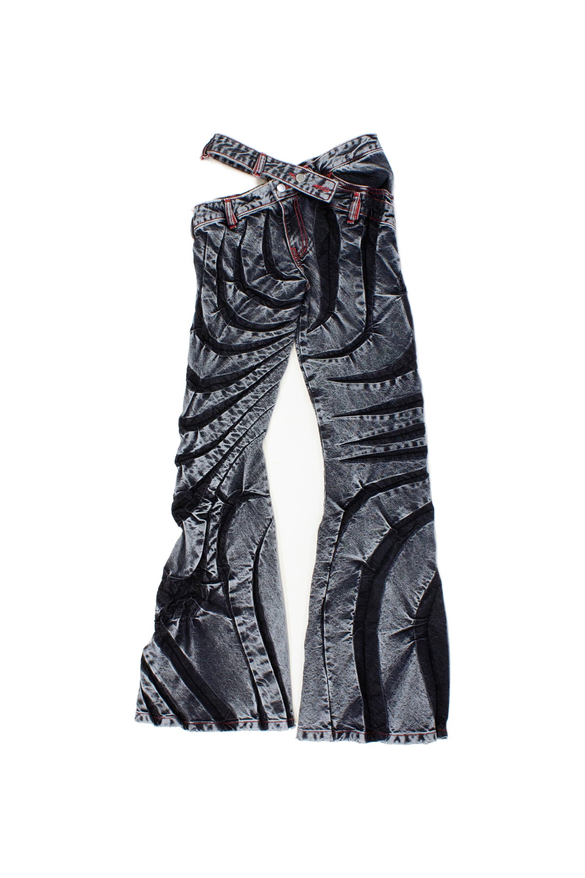 TRIBAL BIAS CUT JEANS