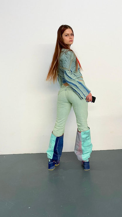 SWIRL SHOULDER JACKET