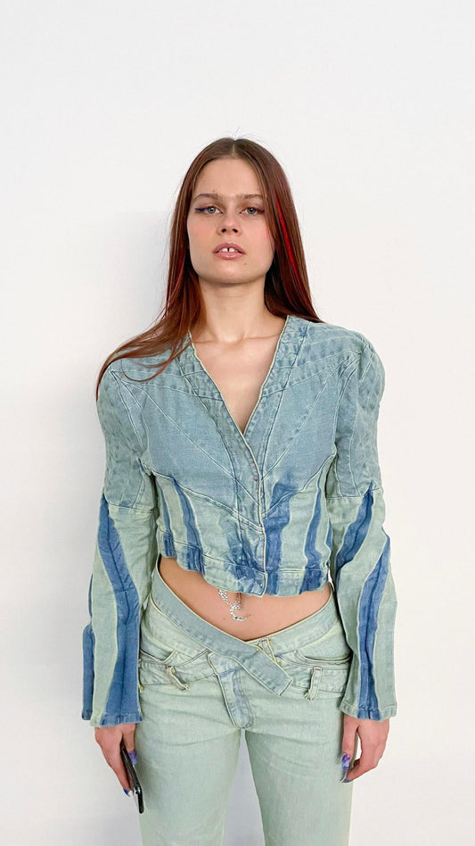 SWIRL SHOULDER JACKET
