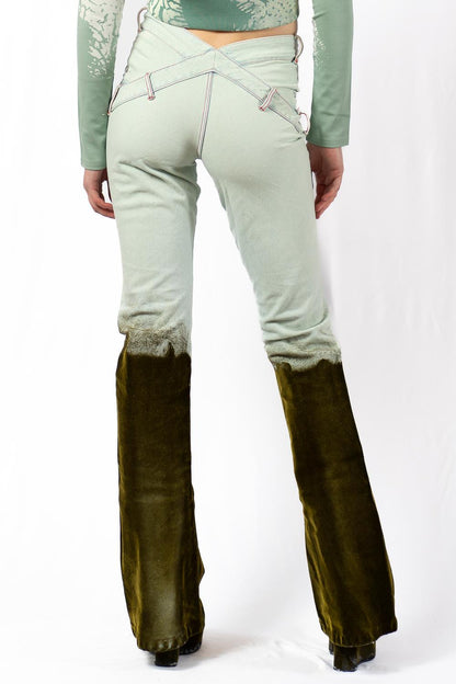 GOLDEN MUD V-SHAPE JEANS