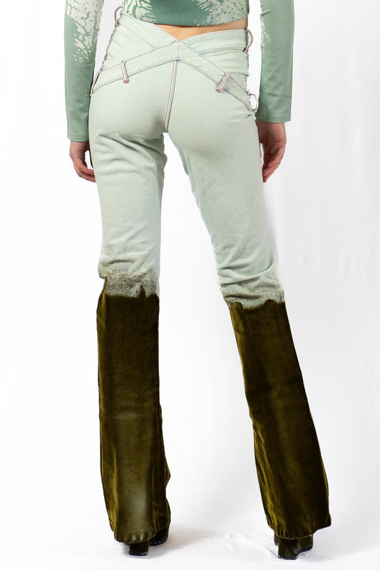 GOLDEN MUD V-SHAPE JEANS