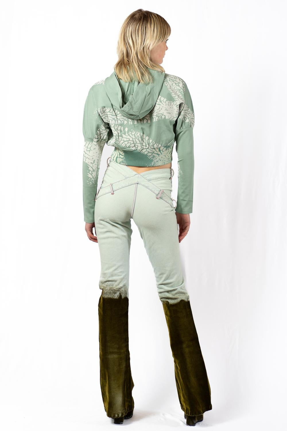 GOLDEN MUD V-SHAPE JEANS