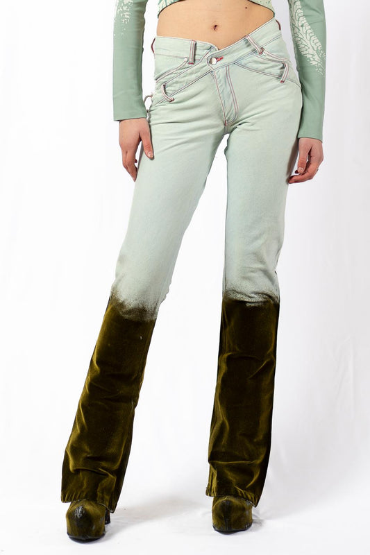GOLDEN MUD V-SHAPE JEANS