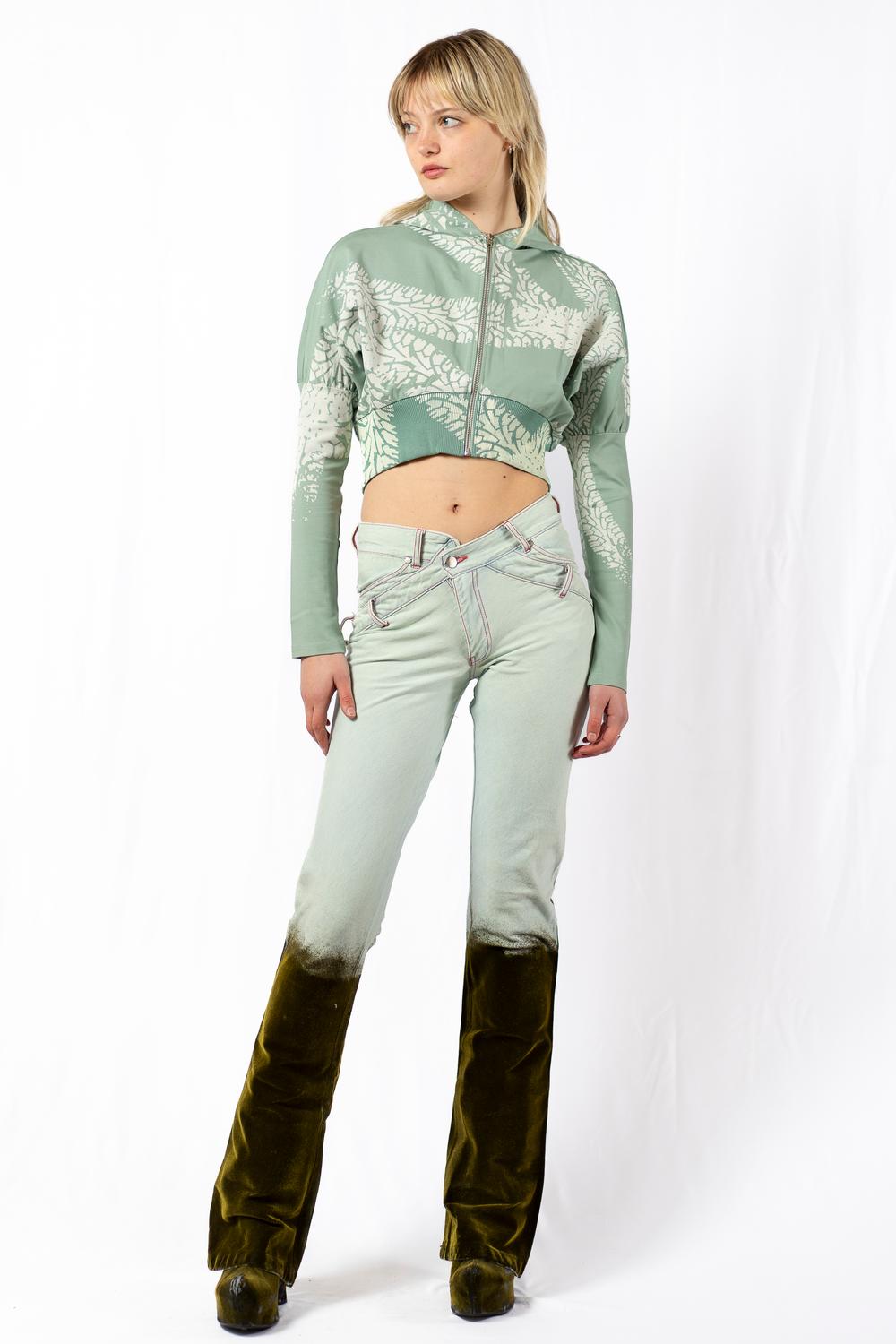 GOLDEN MUD V-SHAPE JEANS