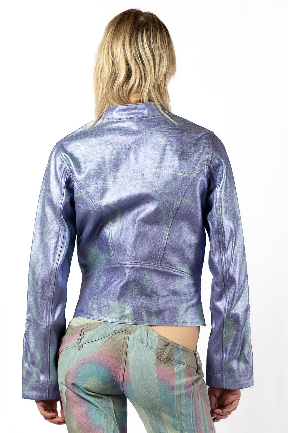 METALLIC RACING JACKET