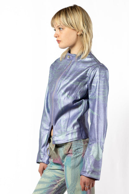 METALLIC RACING JACKET