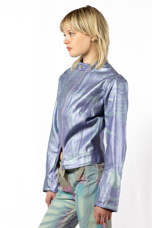 METALLIC RACING JACKET