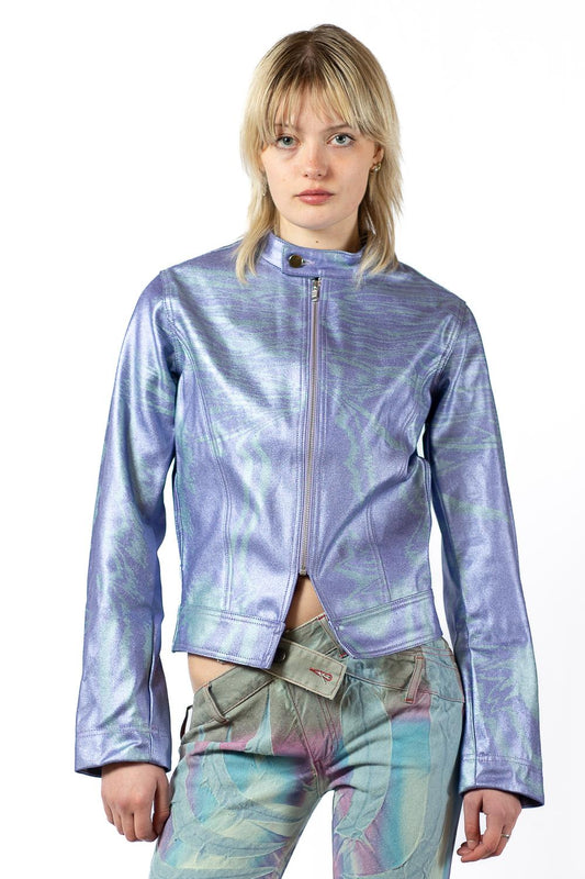 METALLIC RACING JACKET