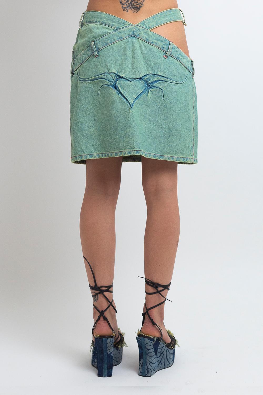 TRAMPSTAMP MINI SKIRT