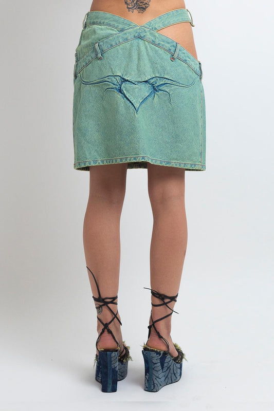 TRAMPSTAMP MINI SKIRT