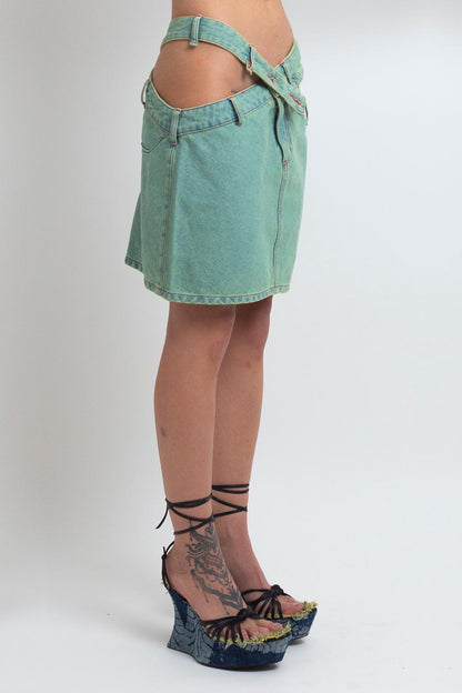 TRAMPSTAMP MINI SKIRT
