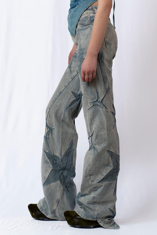 BOYFRIEND SPIRAL SPARKLE JEANS