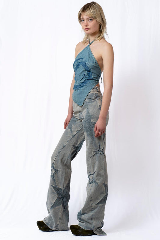 BOYFRIEND SPIRAL SPARKLE JEANS