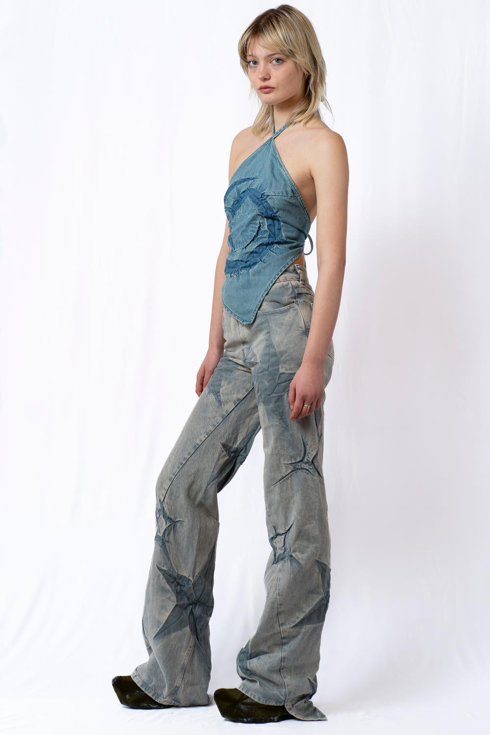 SPIRAL BANDANA TOP