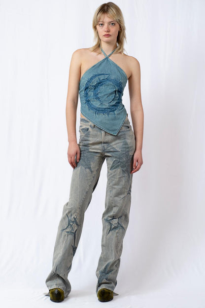 SPIRAL BANDANA TOP