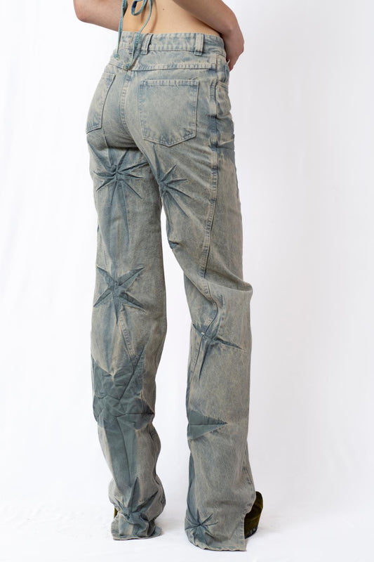 BOYFRIEND SPIRAL SPARKLE JEANS