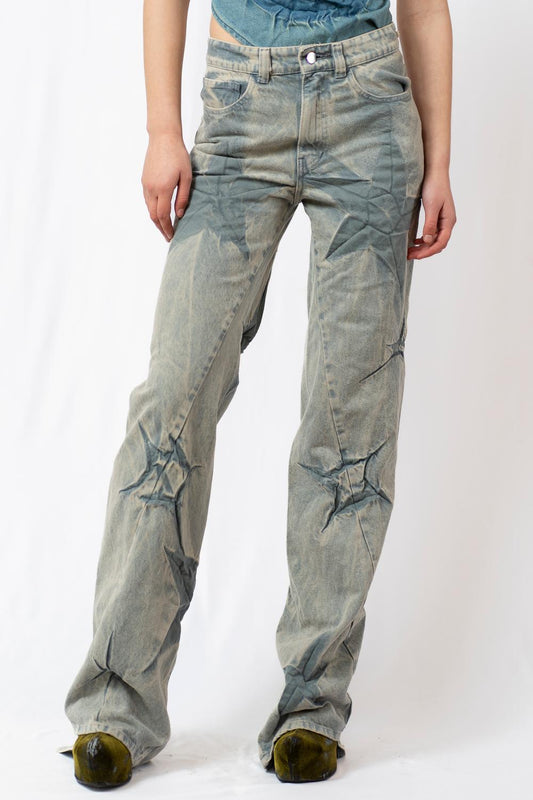 BOYFRIEND SPIRAL SPARKLE JEANS