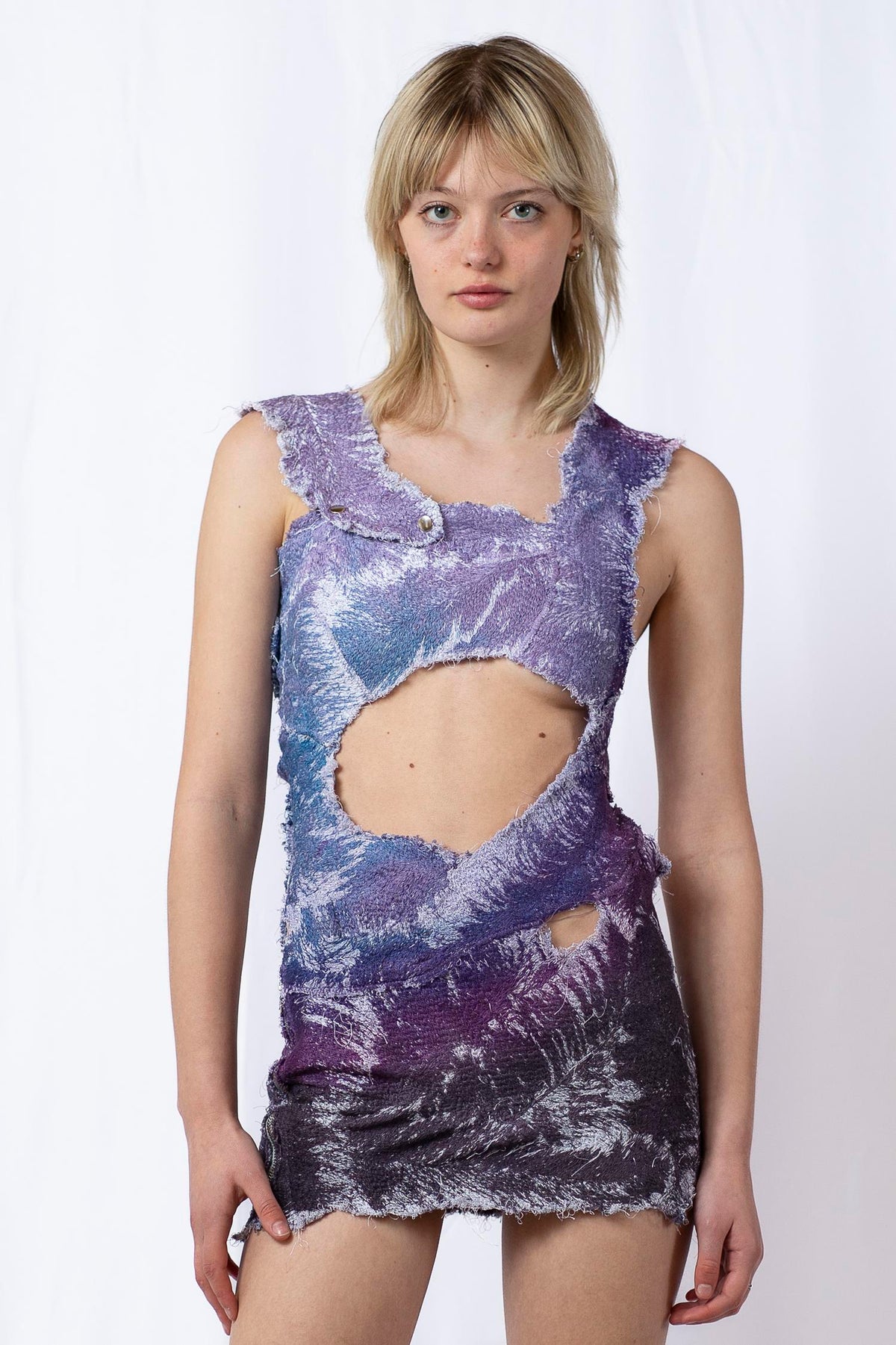 EMBROIDERED  FEATHER DRESS
