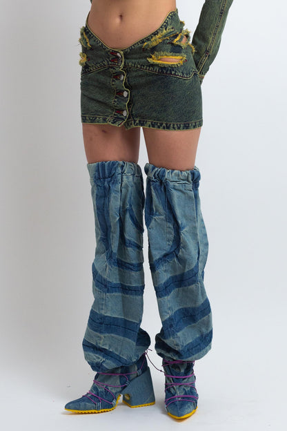 BUTTERFLY WAISTBAND MINI SKIRT