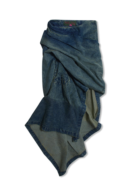 SWIRL SOAKED MAXI SKIRT