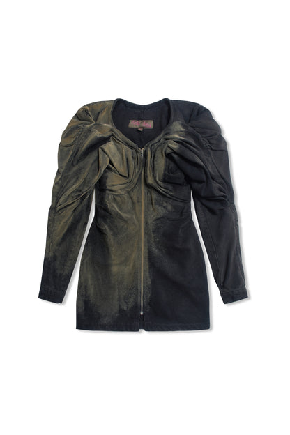 SANDY SCRAPYARD DRAPED DRESS