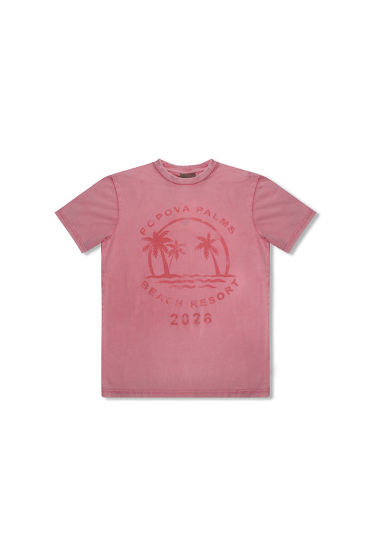 "POPOVA PALMS" BOYFRIEND T-SHIRT